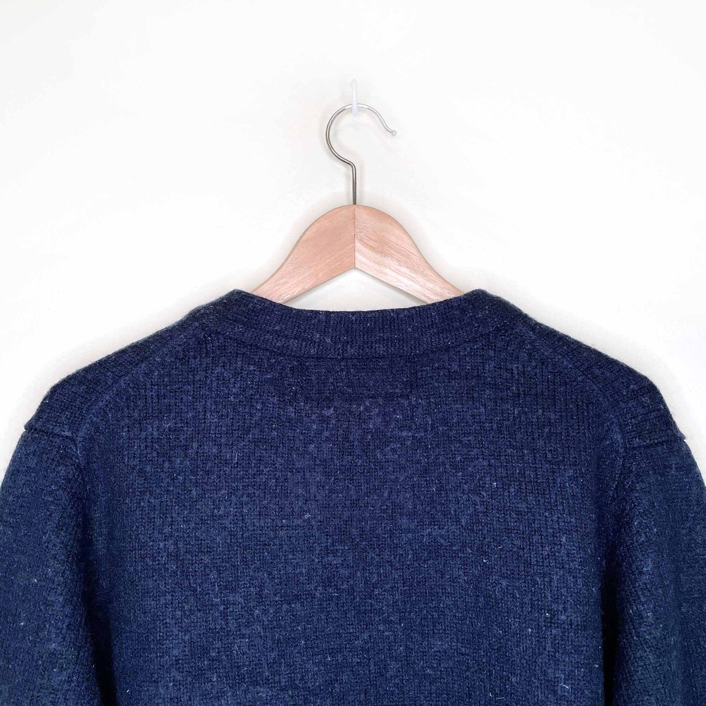 harvard university wool varsity H cardigan sweater - size large