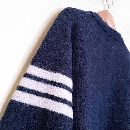 harvard university wool varsity H cardigan sweater - size large