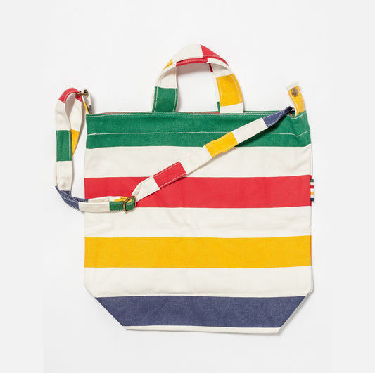 HBC x Baggu stripes canvas tote bag