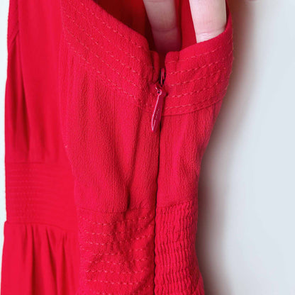 HD in Paris high neck crepe mini dress - size 6P