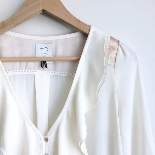 HD in Paris Elinor Ruffle Blouse - size 6