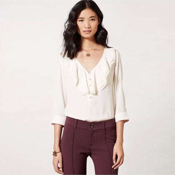HD in Paris Elinor Ruffle Blouse - size 6