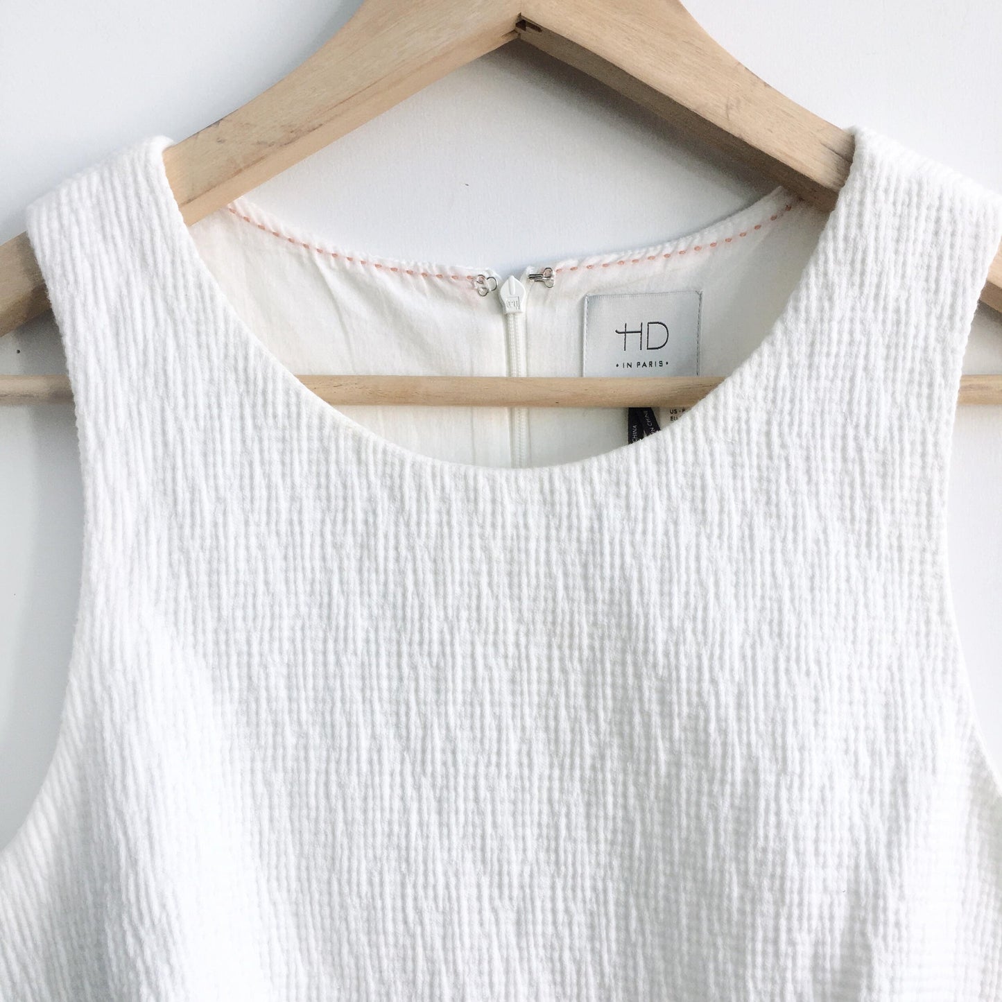 HD in Paris white Pia Peplum - size 8