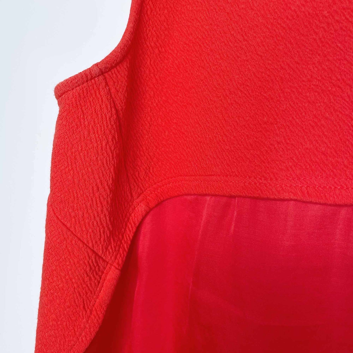 hd in paris textured contrast sleeveless top - size medium