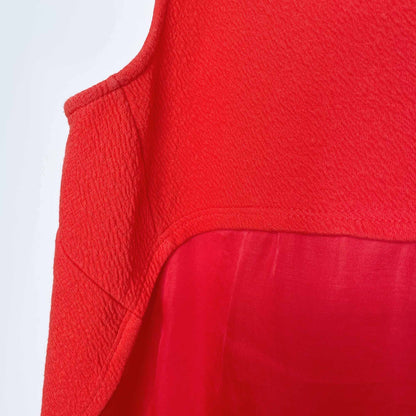 hd in paris textured contrast sleeveless top - size medium