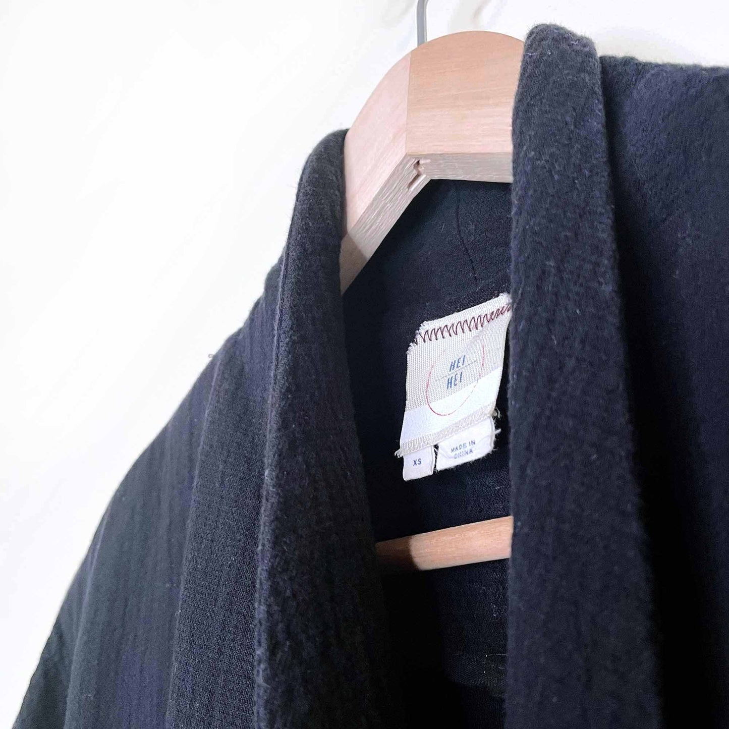 hei hei benna wrap black gauzy cotton jumpsuit - size xs