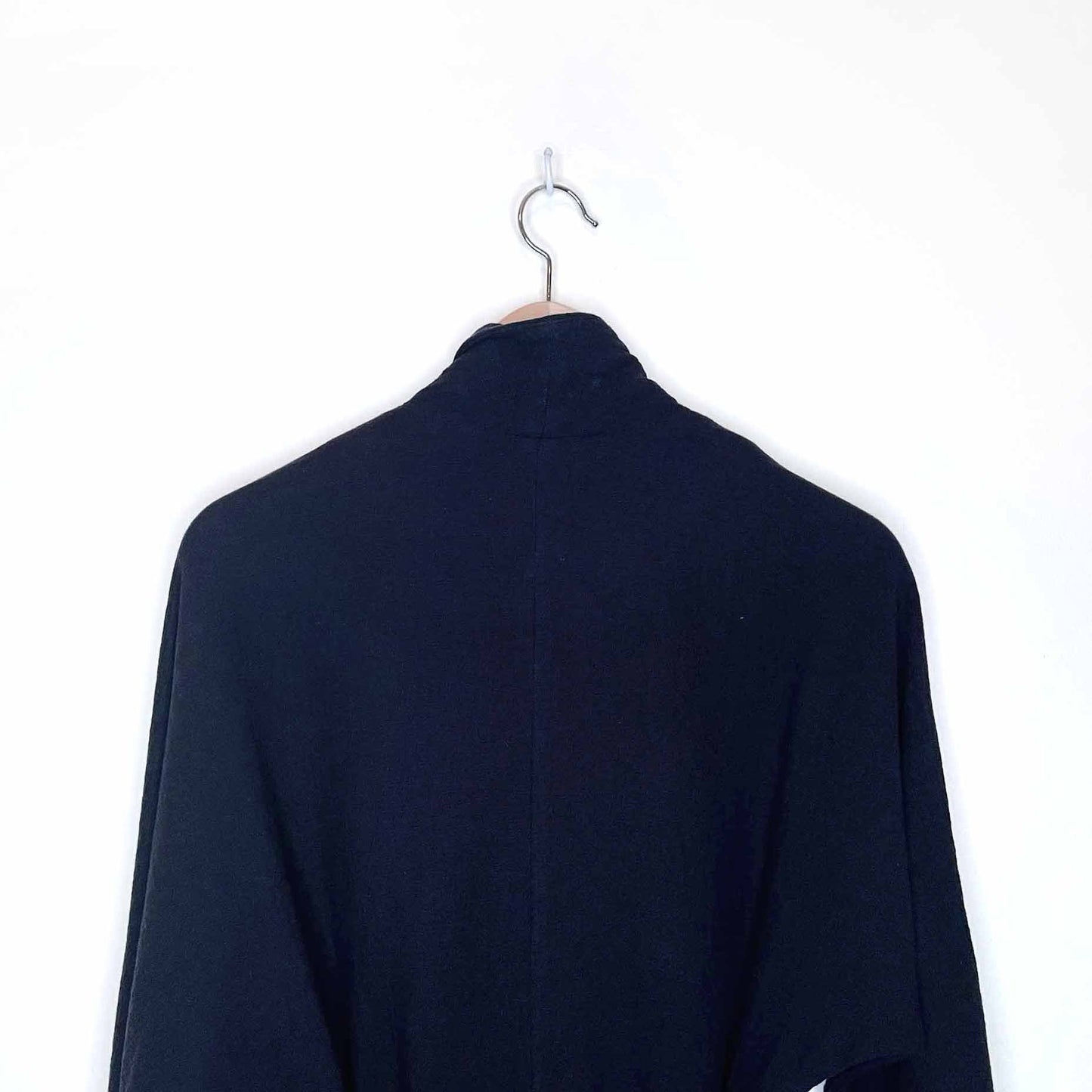 hei hei benna wrap black gauzy cotton jumpsuit - size xs