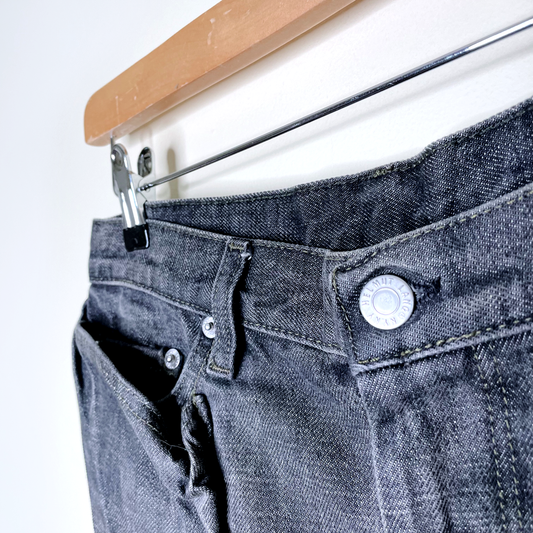vintage 90s helmut lang denim 3d pocket mini skirt - size 40