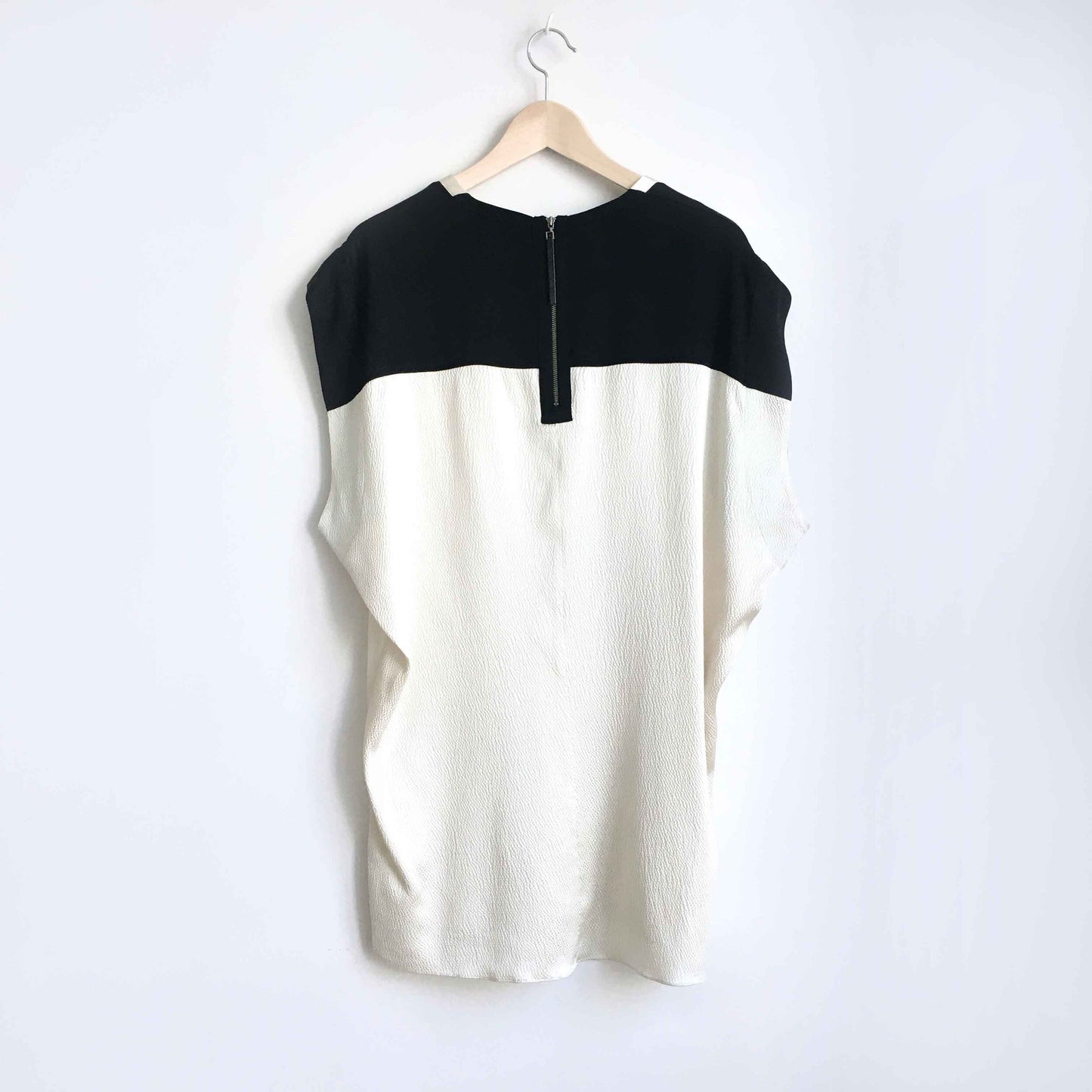 Helmut Lang silk crepe oversized top - size Large