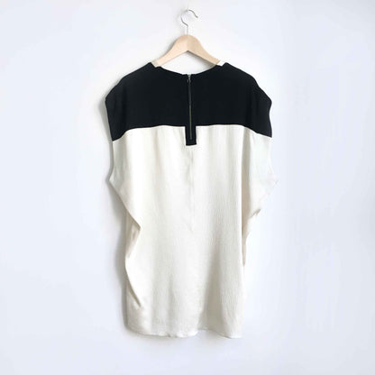 Helmut Lang silk crepe oversized top - size Large