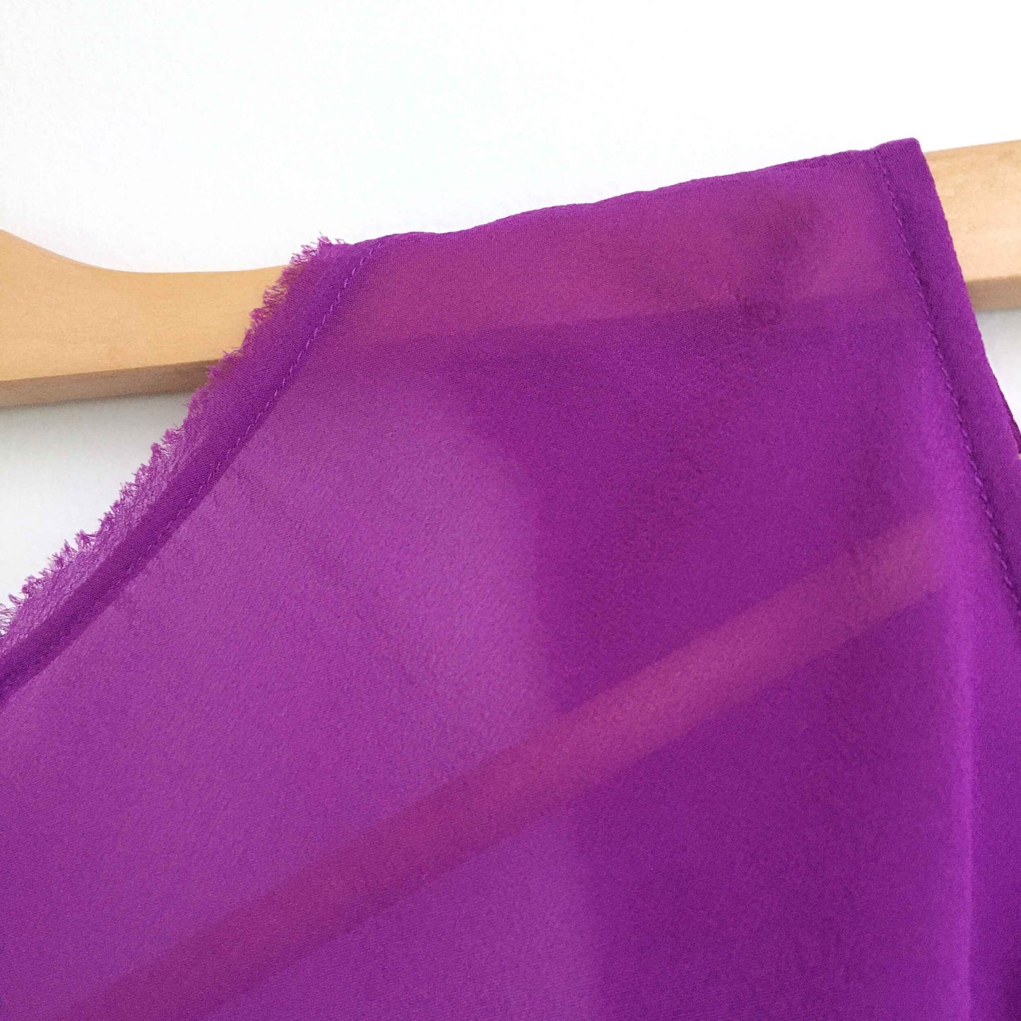 Helmut Lang asymmetrical silk chiffon top - size Small