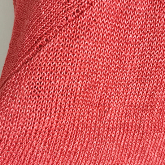 Helmut Lang Linen Coral Sweater - size Small