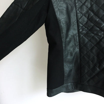 Harve Benard quilted vegan moto jacket - size Large