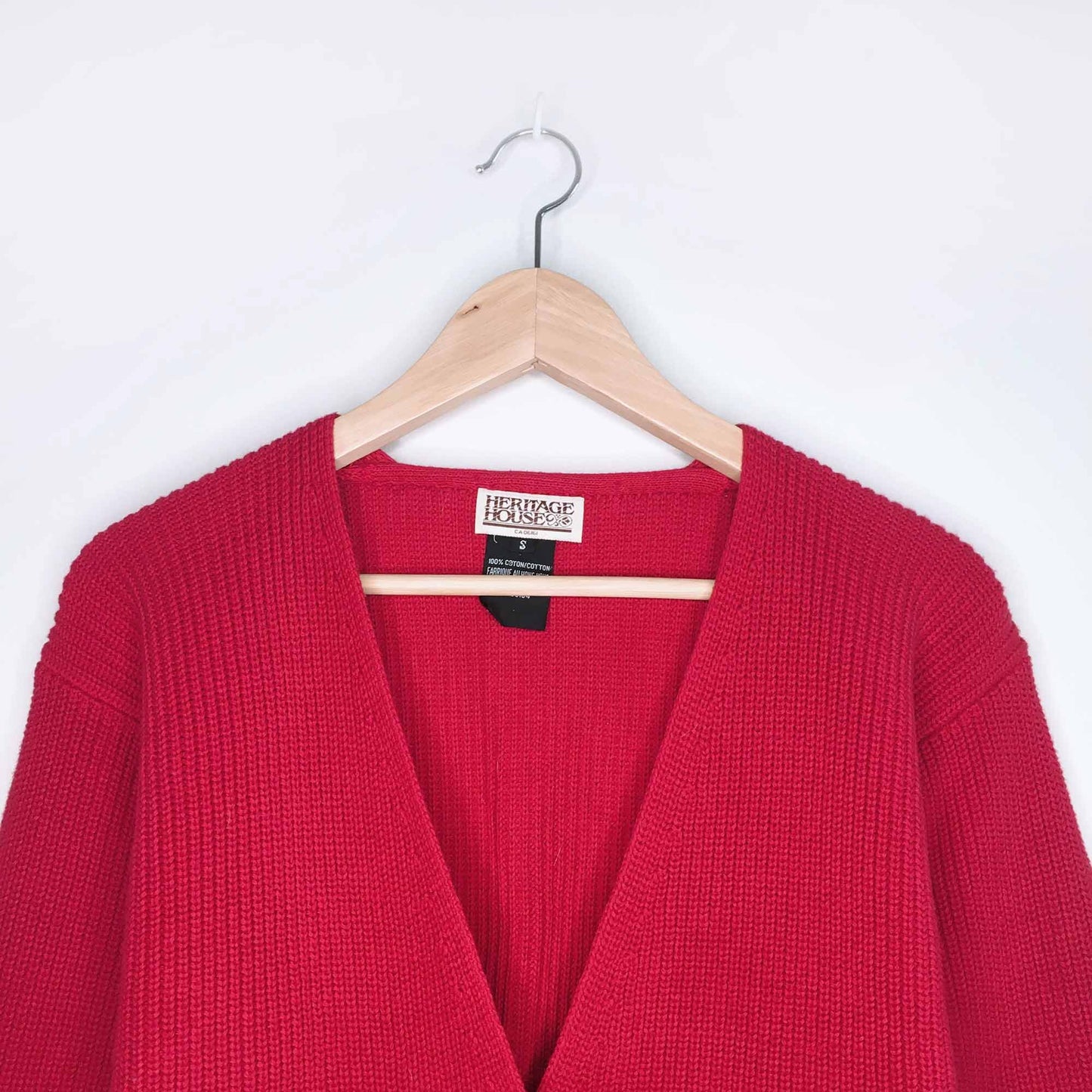 Vintage nautical double breasted crop cardigan - size Small