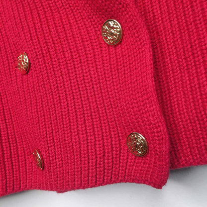 Vintage nautical double breasted crop cardigan - size Small