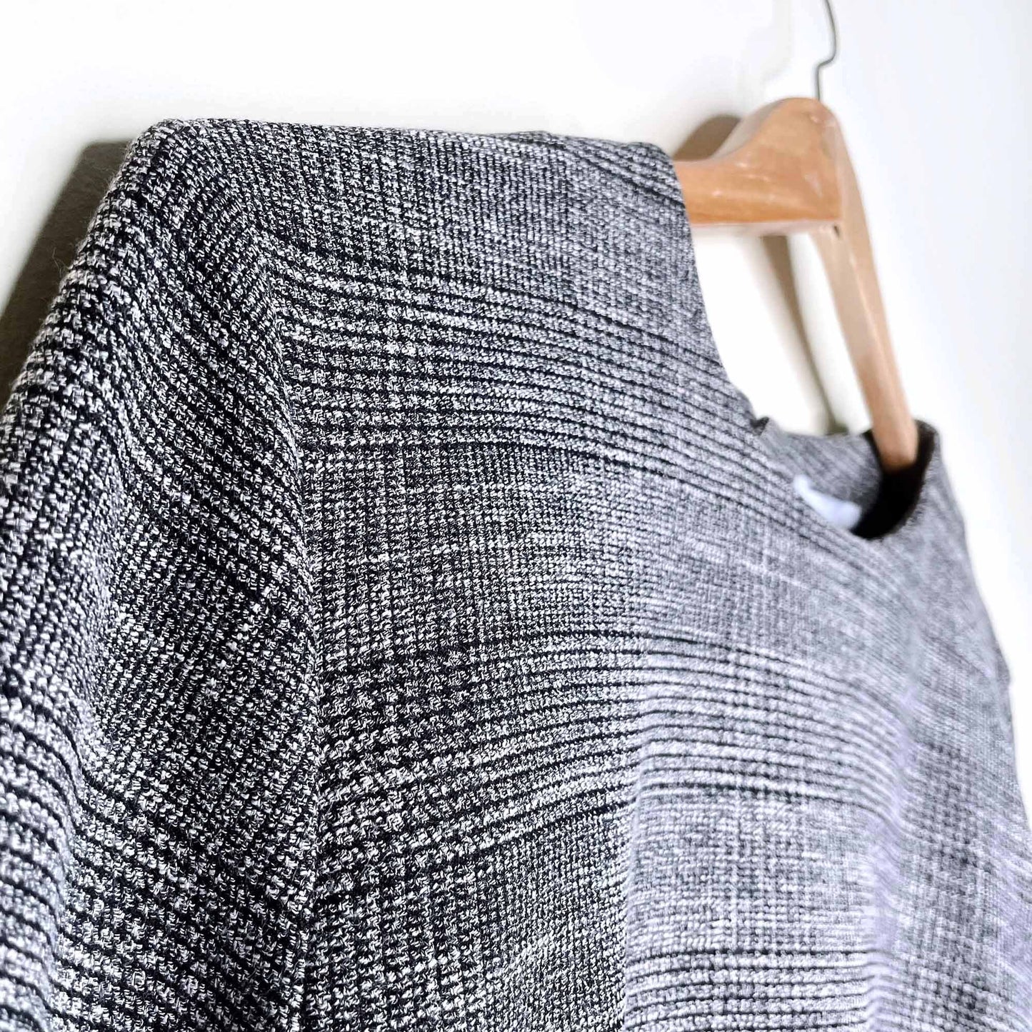 nwt h&m suited peplum long sleeve work top - size 12