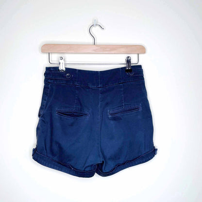 h&m high rise trouser shorts - size 4
