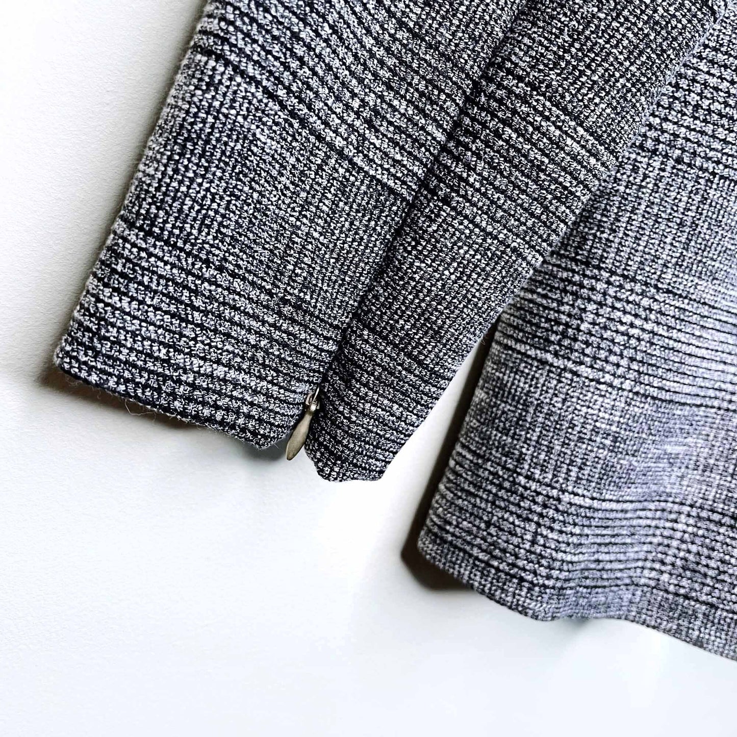 nwt h&m suited peplum long sleeve work top - size 12