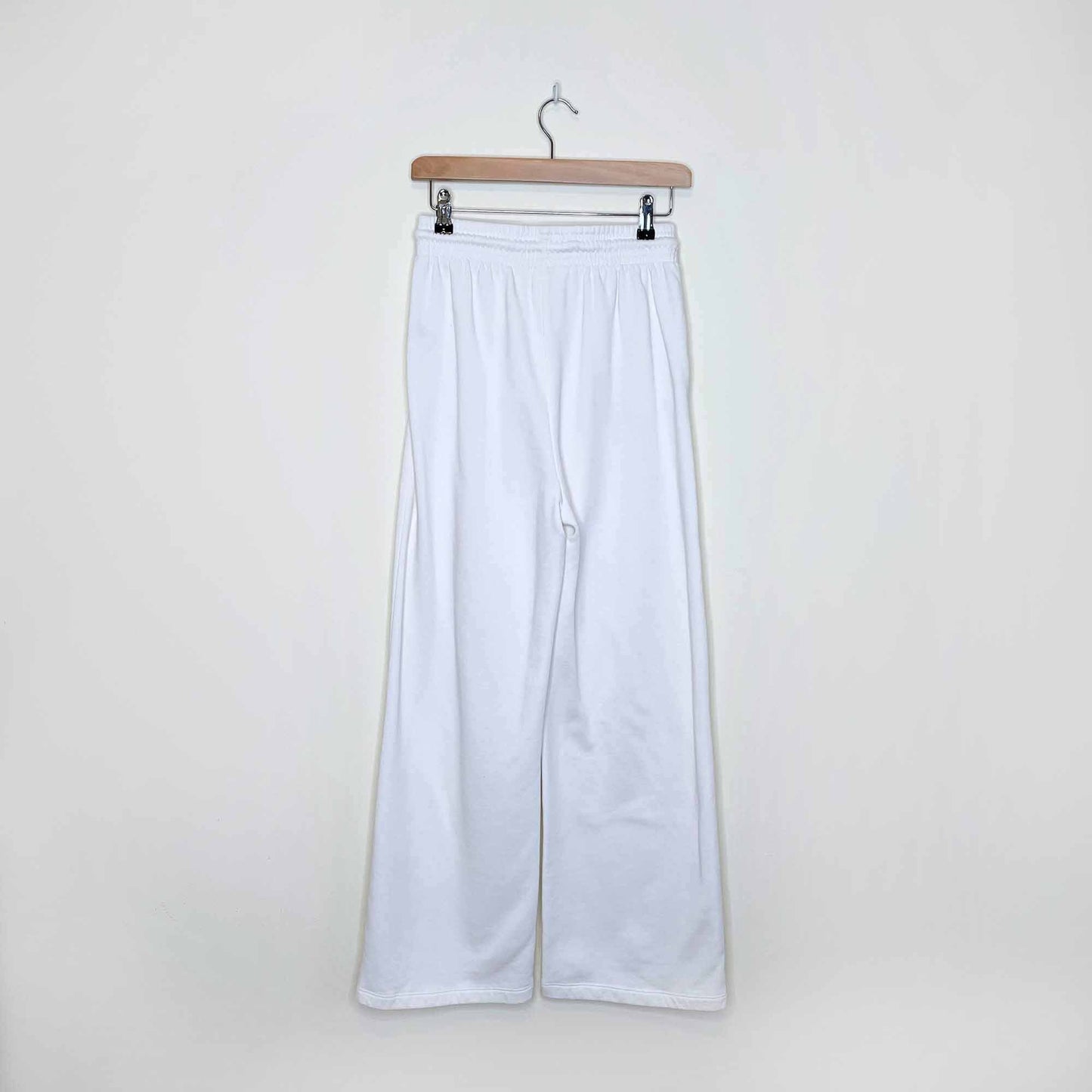 h&m wide cut high rise cozy sweat pants - size small