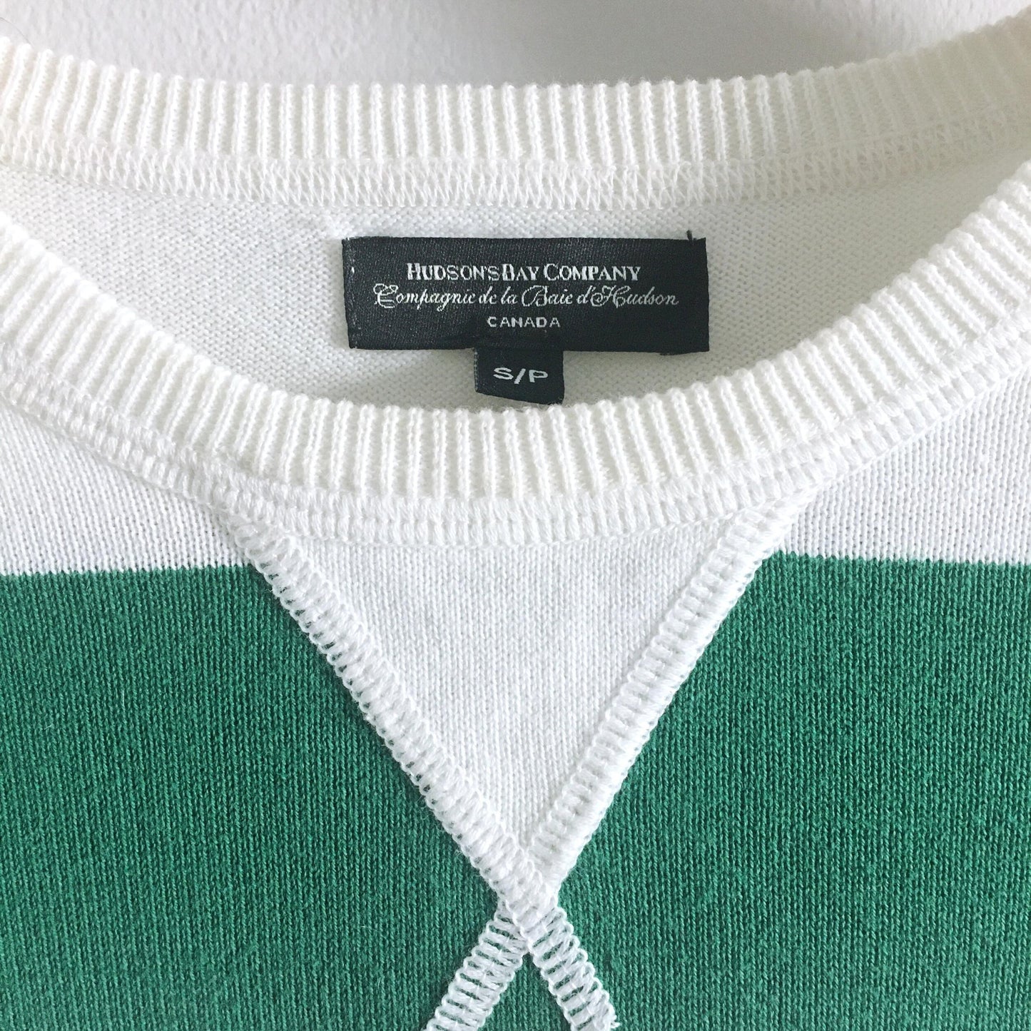Hudson's Bay HBC Stripes Sweater - size Small