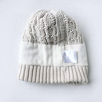 Hunter cable knit pom pom toque - OS