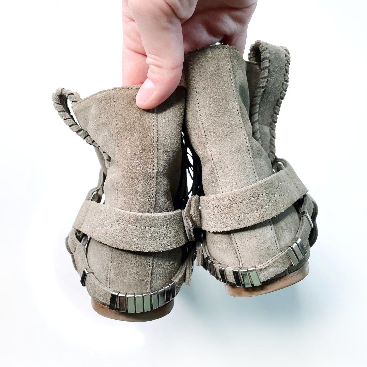 isabel marant étoile suede ralf soho ankle boots - size 38