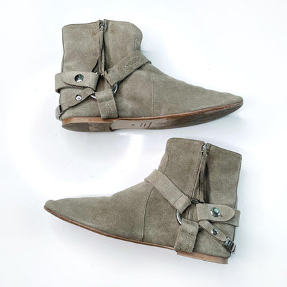 isabel marant étoile suede ralf soho ankle boots - size 38