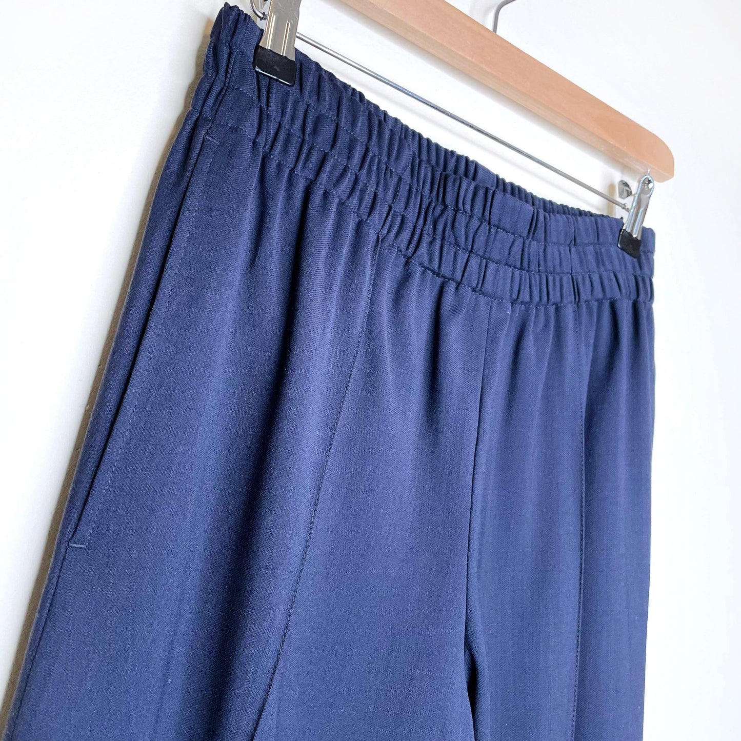 isabel marant elastic waist track pant trouser - size 38