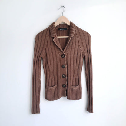 Iris von Arnim ribbed Cashmere Cardigan - size Medium
