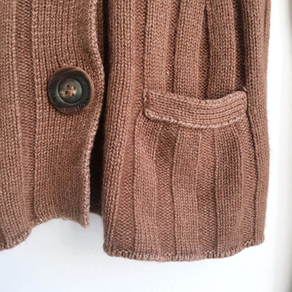 Iris von Arnim ribbed Cashmere Cardigan - size Medium