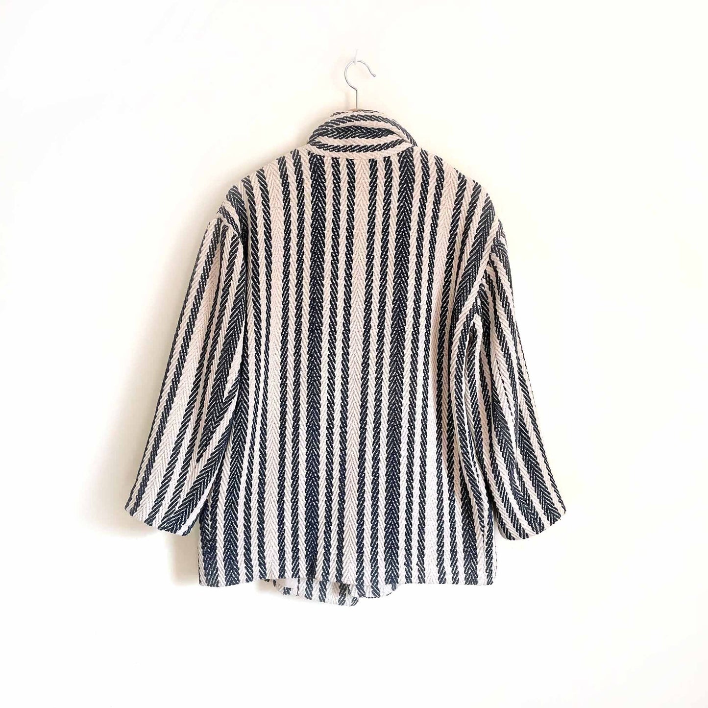 IRO brodnay oversized striped herringbone jacket - size 36