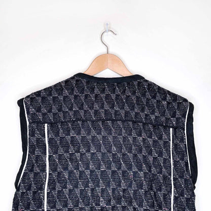 iro oversized cooper quilted vest - size 38