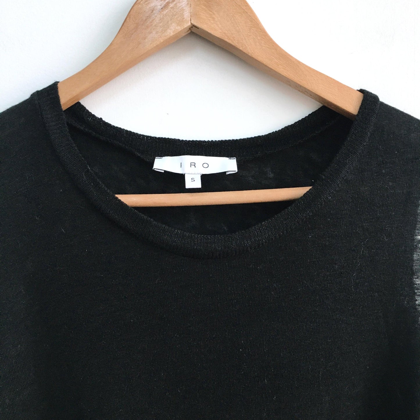 IRO Girvin cold-shoulder linen-jersey dress - size Small