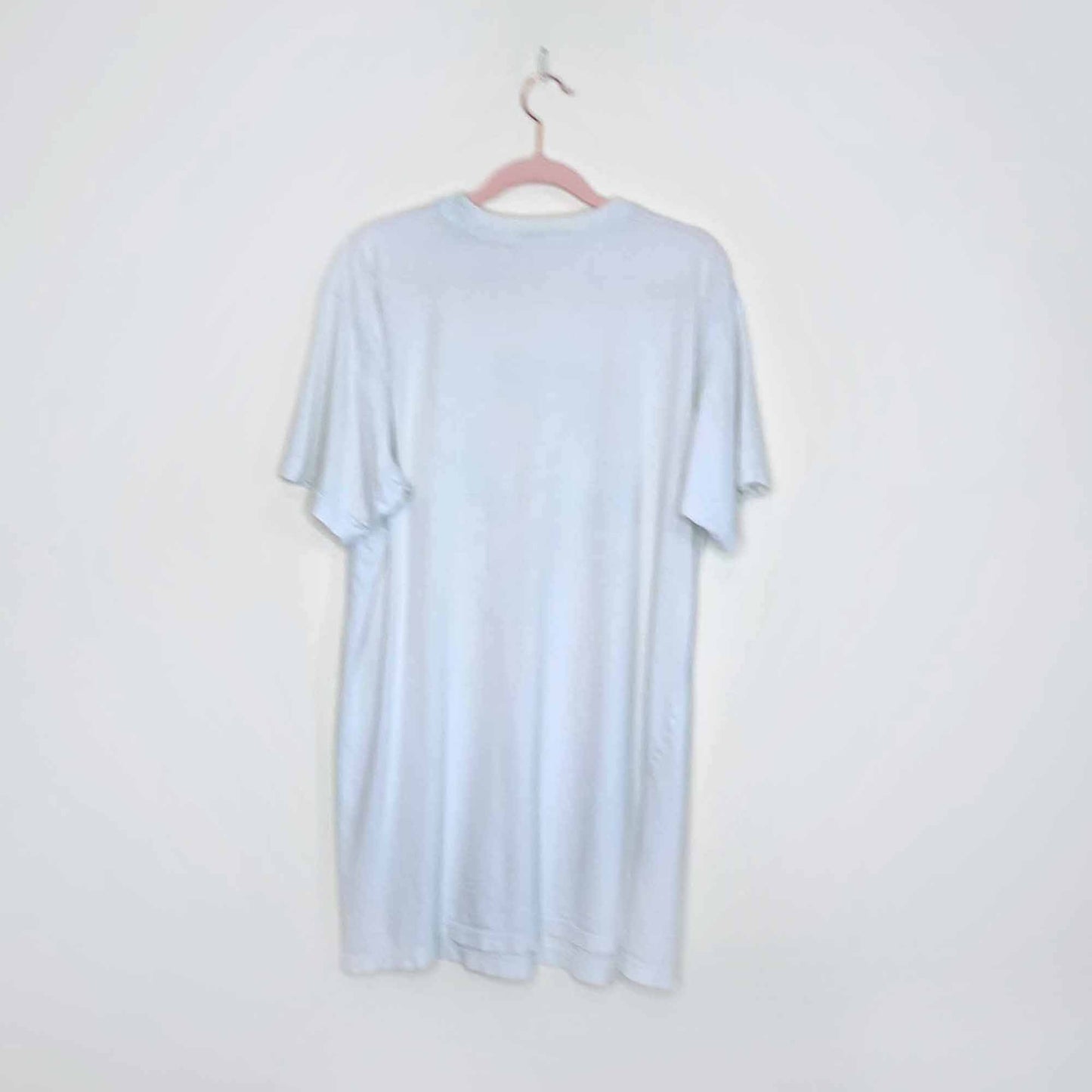 vintage isis nautical t-shirt dress beach cover-up - size large