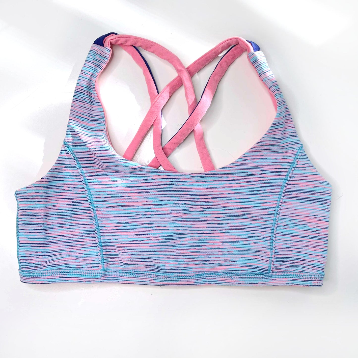 ivivva reversible space dye vitality sports bra - size 12