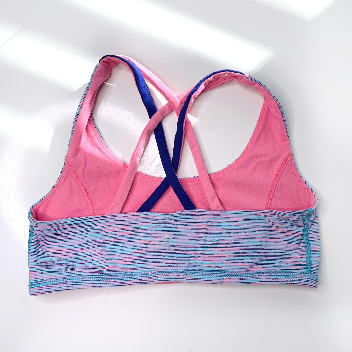 ivivva reversible space dye vitality sports bra - size 12