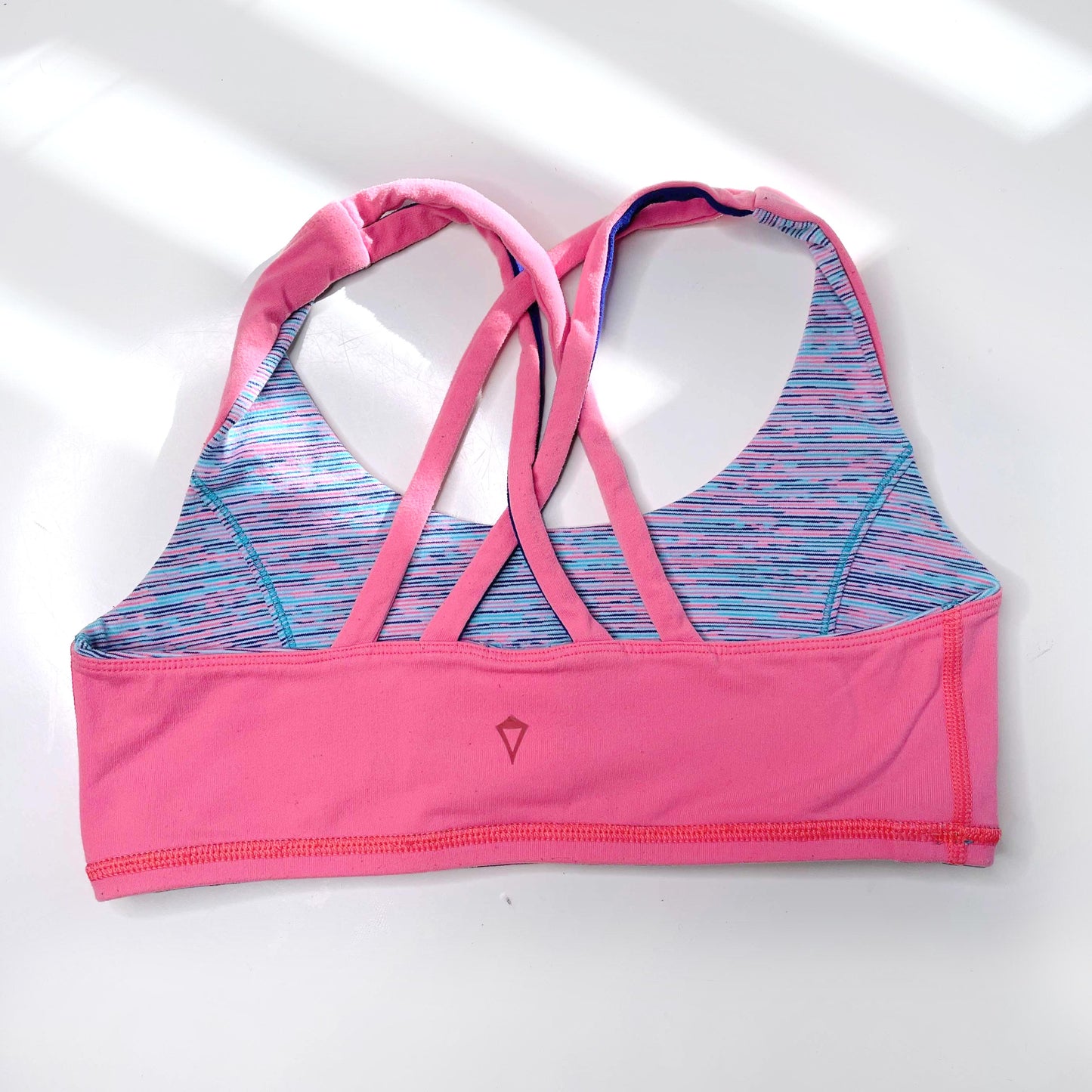 ivivva reversible space dye vitality sports bra - size 12