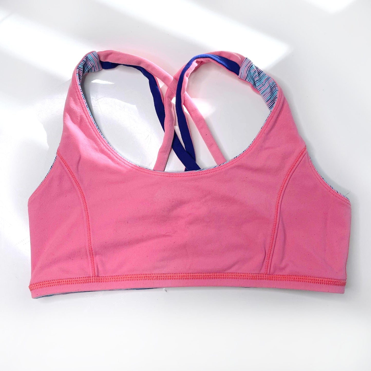 ivivva reversible space dye vitality sports bra - size 12