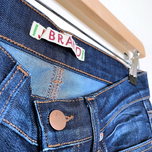 j brand tyro low rise flare leg jeans - size 25