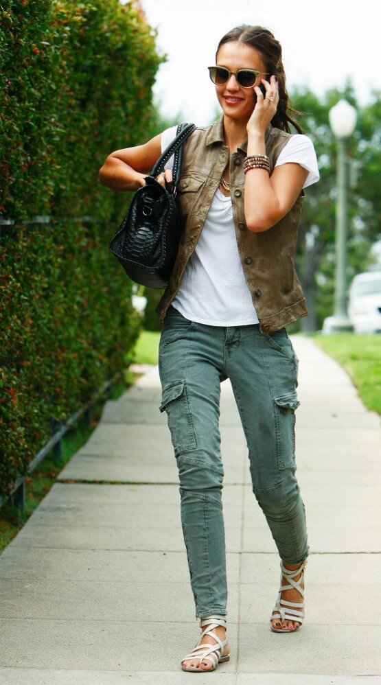 J Brand Houlihan Cargo Skinny - size 24