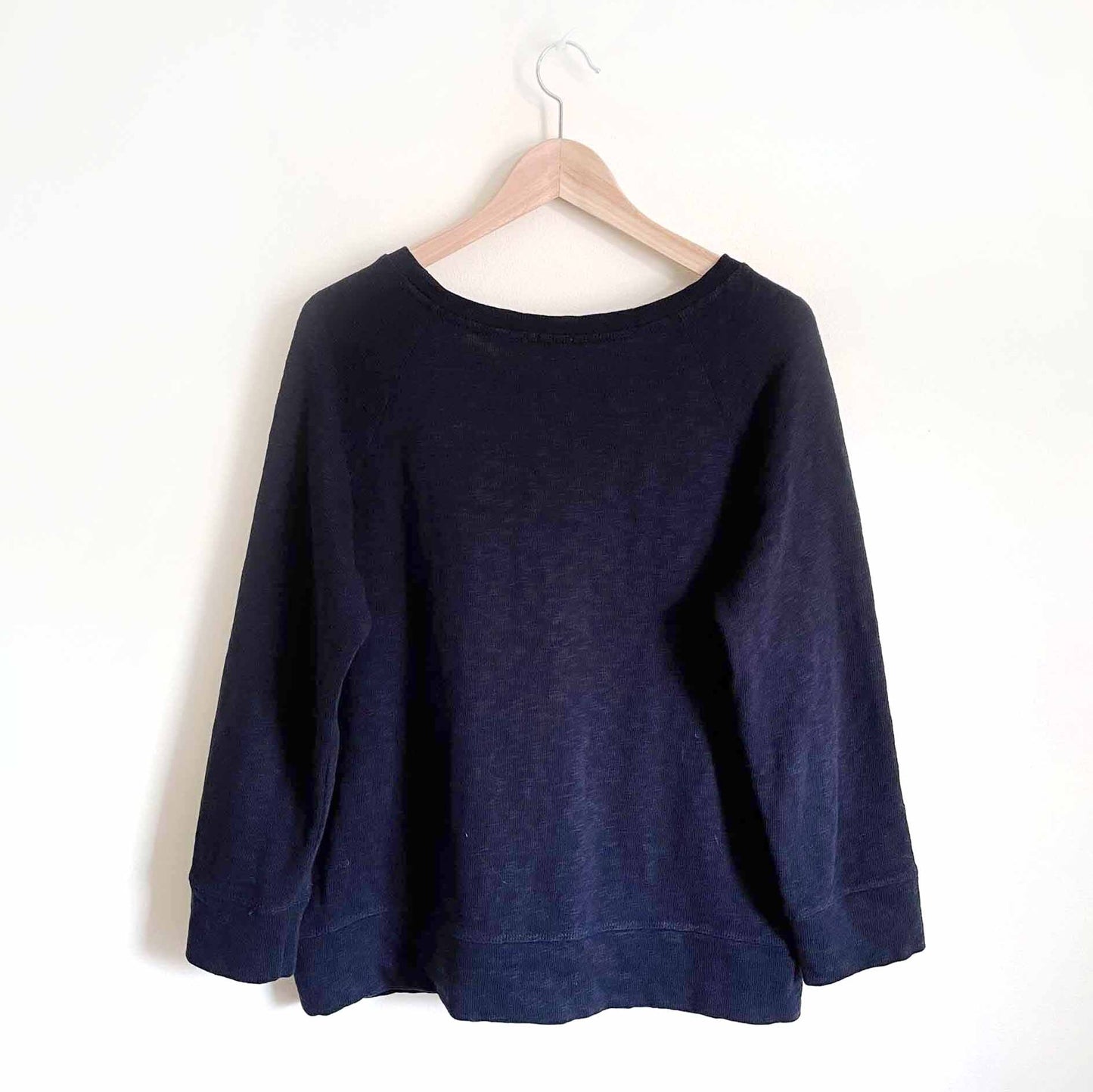 J Crew travel postcard printed graphic sweatshirt - size Medium