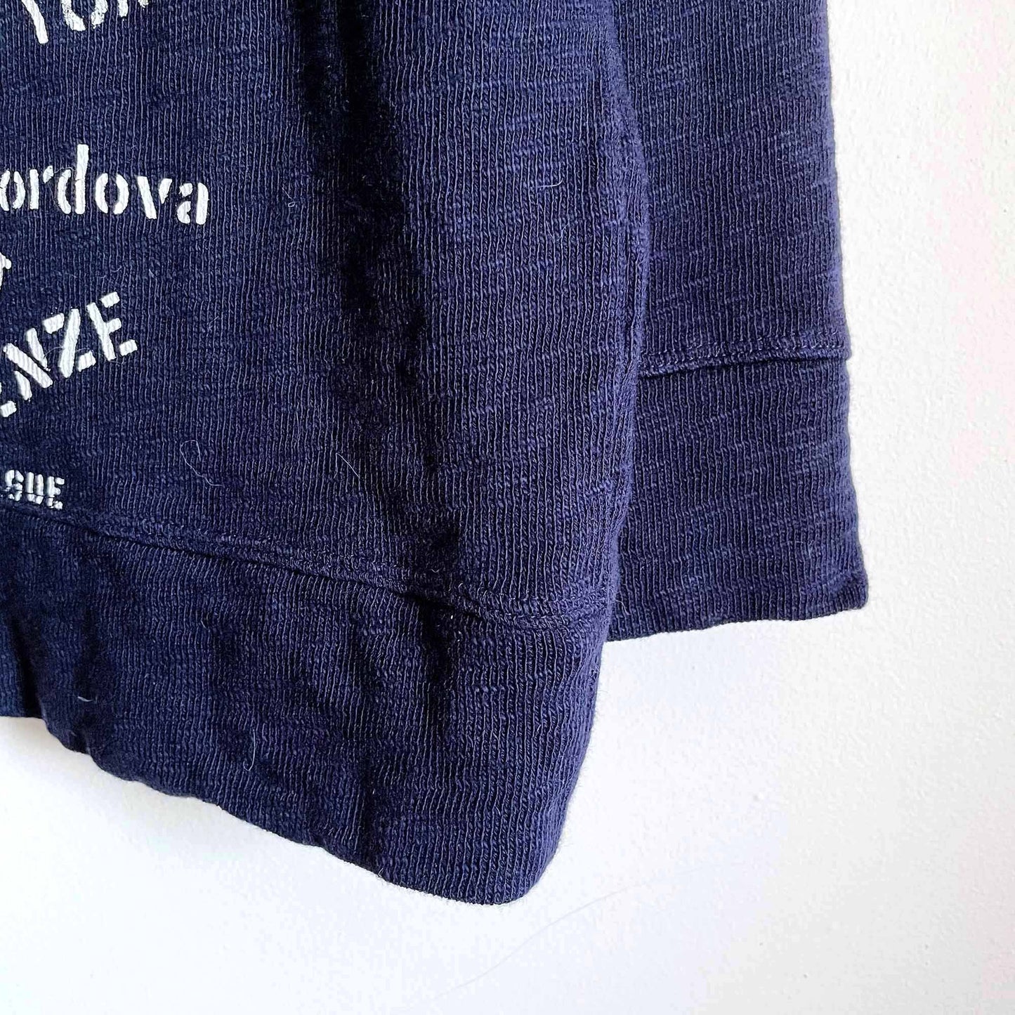 J Crew travel postcard printed graphic sweatshirt - size Medium