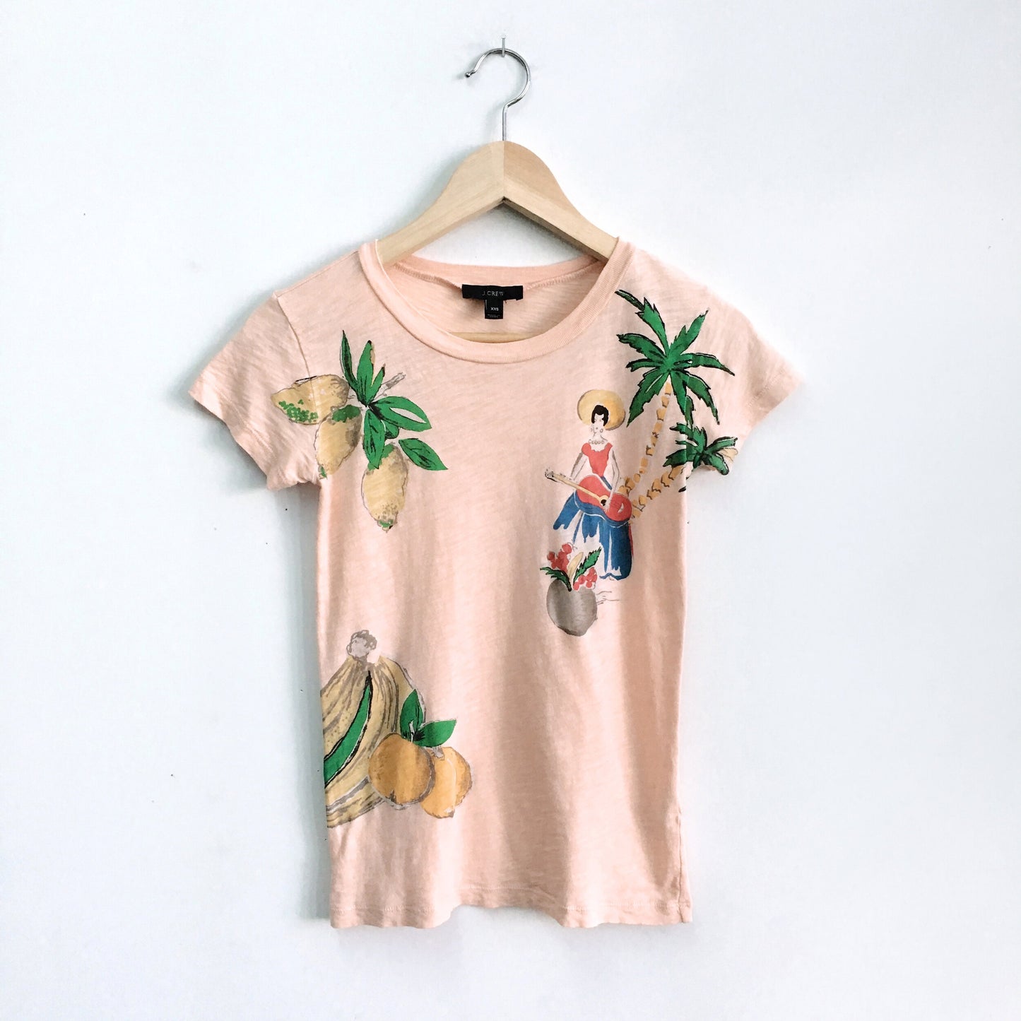 J Crew Peach Aloha Tee - size xxs