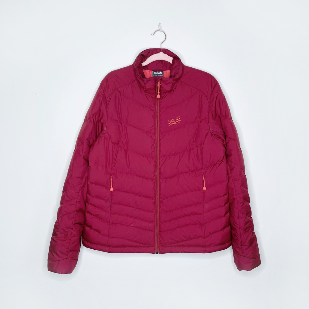 jack wolfskin 700 down puffer jacket - size large