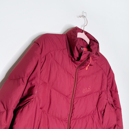 jack wolfskin 700 down puffer jacket - size large