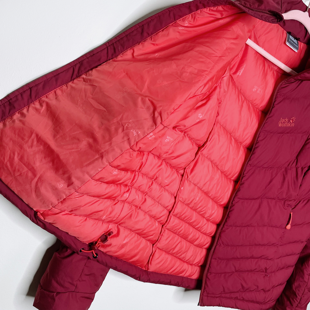 jack wolfskin 700 down puffer jacket - size large