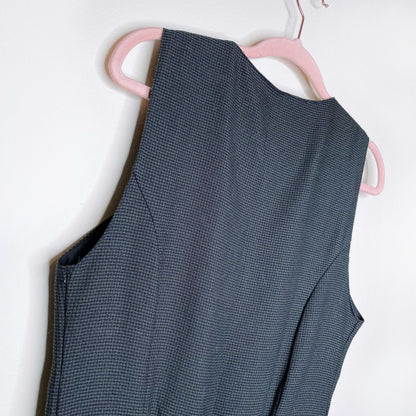 vintage y2k jacob houndstooth plaid jumpsuit - size small