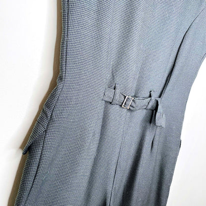 vintage y2k jacob houndstooth plaid jumpsuit - size small