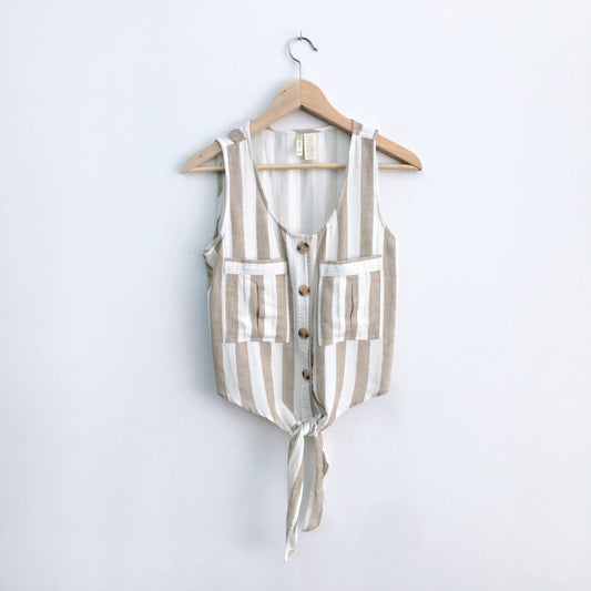 Japna tie-front shirt - size Medium