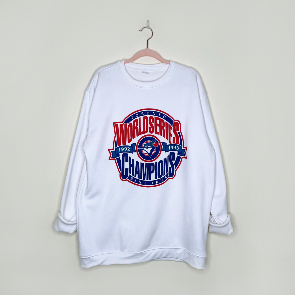 2018 blue jays stadium giveaway crewneck sweatshirt - size xl